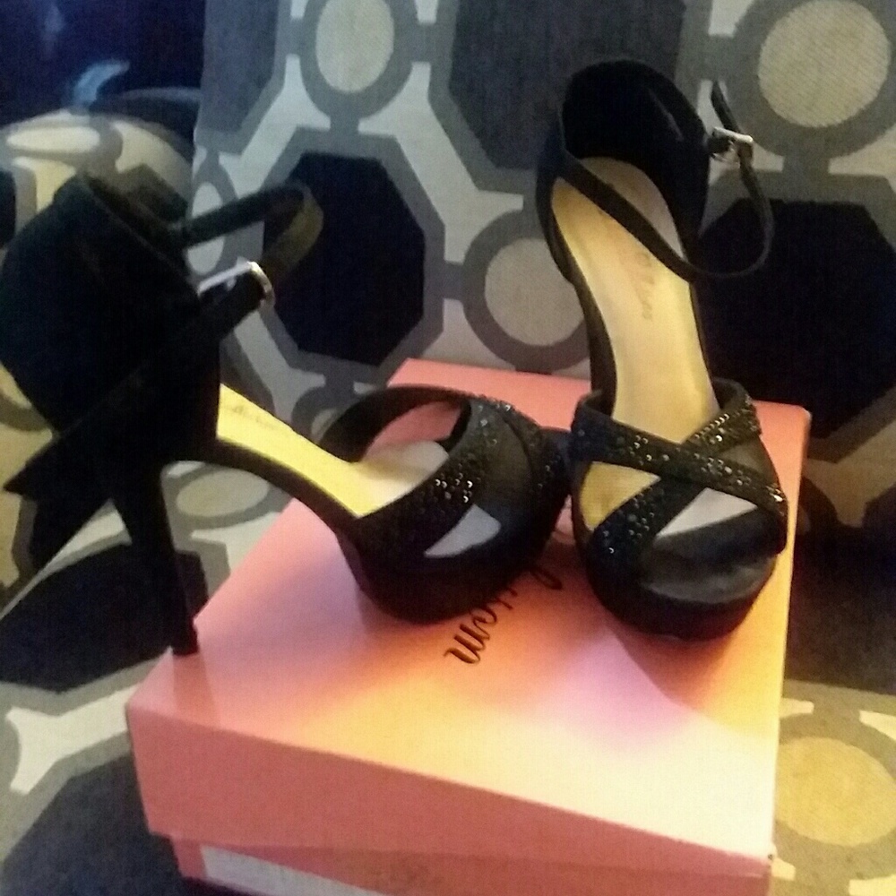 Black high heels